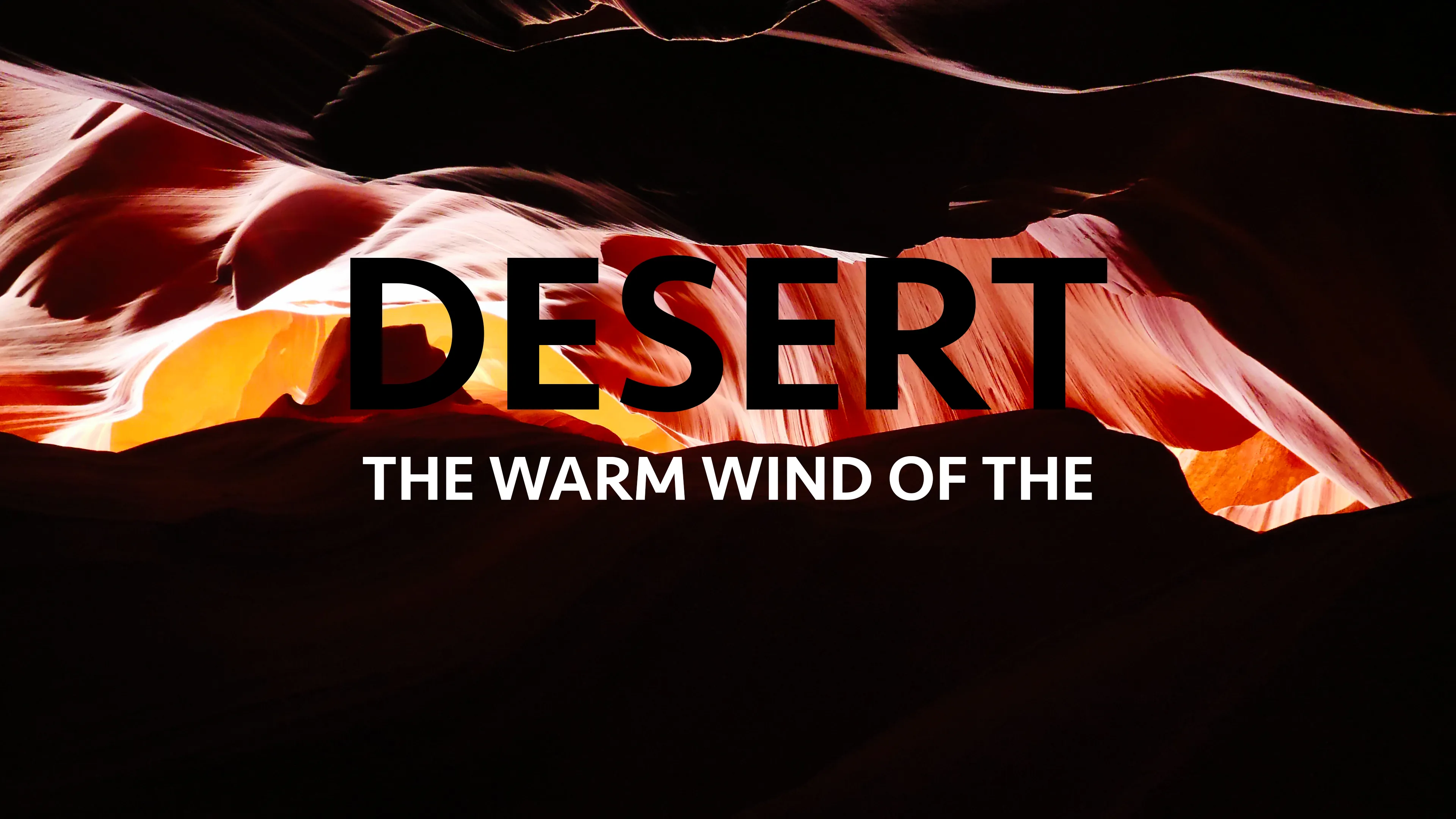 The Warm Wind Of The Desert poster